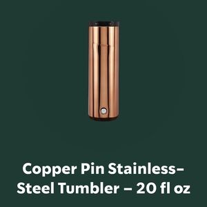 Starbucks Copper Stainless Steel Tumbler